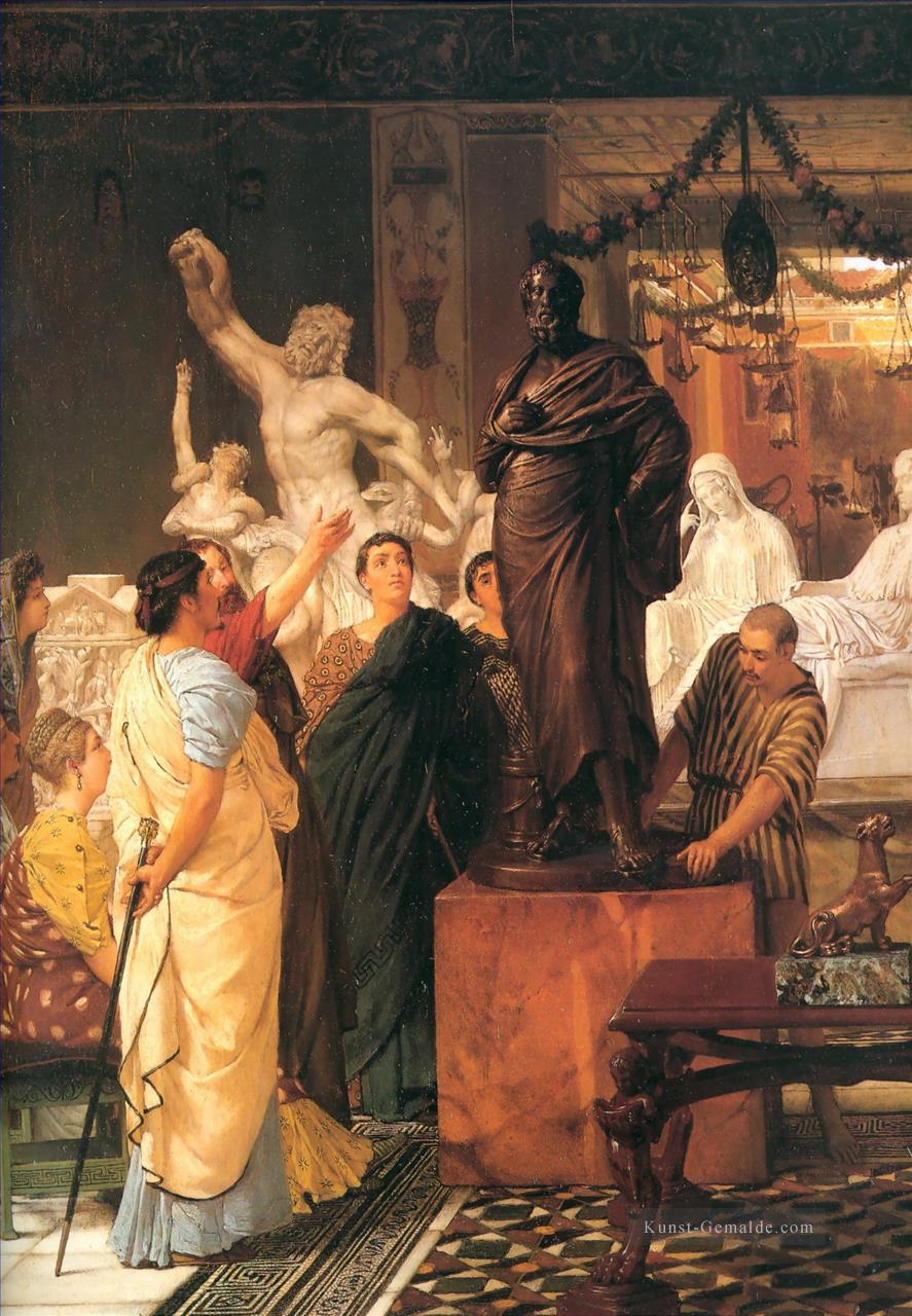 Eine Skulptur Galerie romantische Sir Lawrence Alma Tadema Ölgemälde